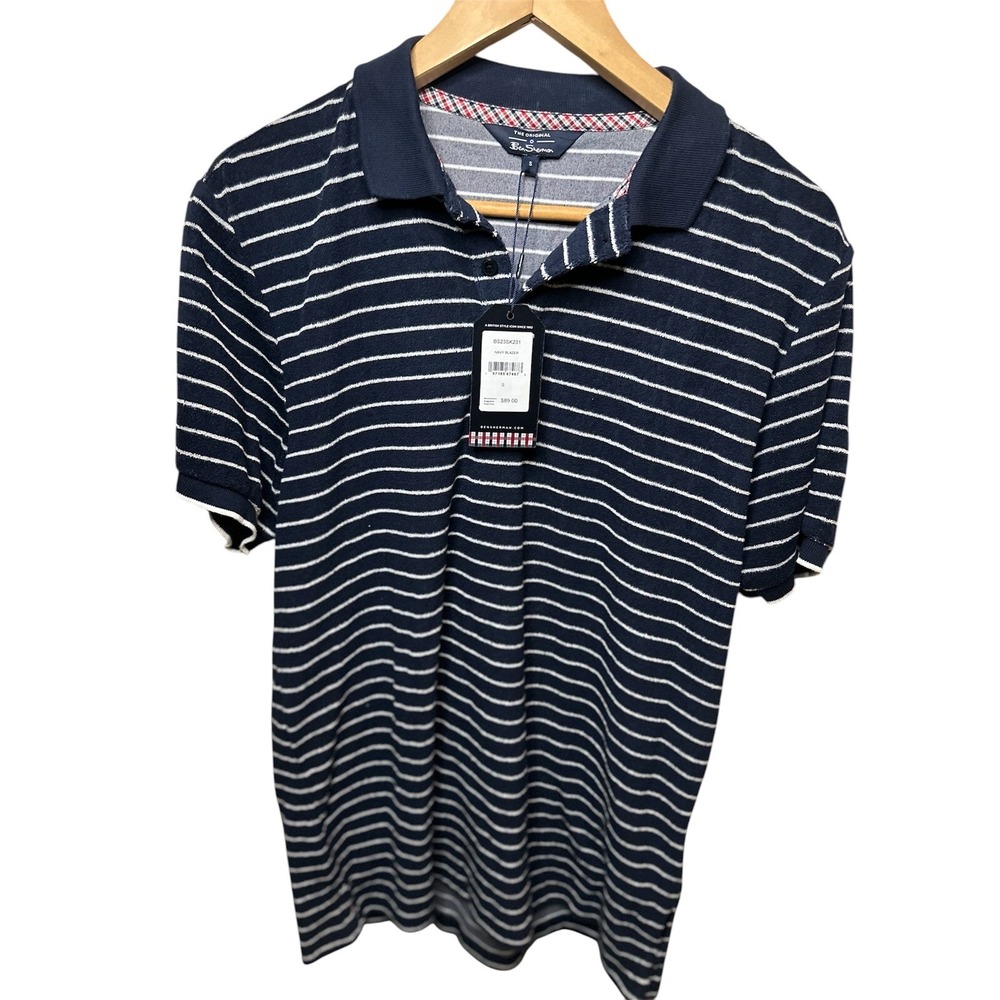 NWT Ben‎ Sherman Polo Shirt | Size S (Terry Fabric)MSRP: $89